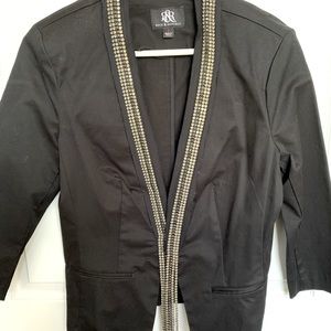 Rhinestone Embellished Jacket